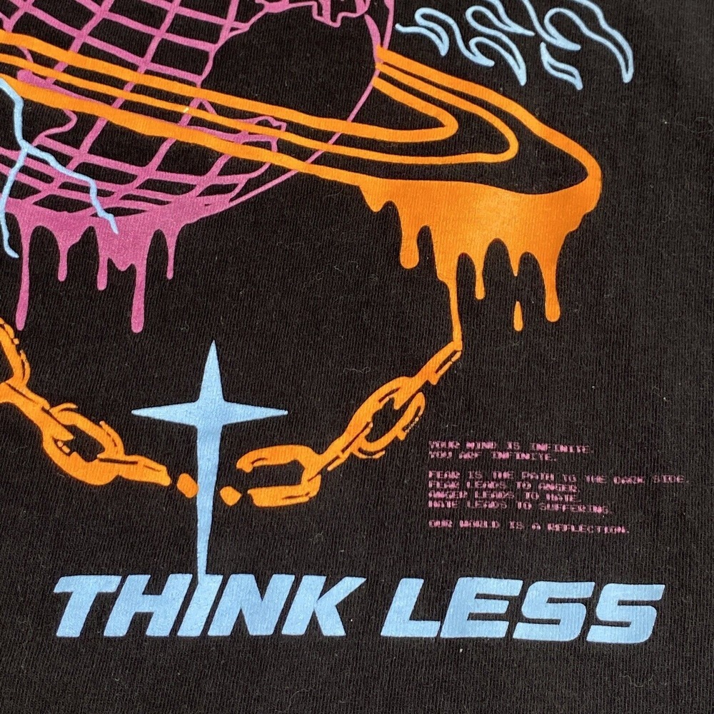 Cornerstore Bodega Men's T Shirt Size S Fear Nothing Think Less Black Graphic - Picture 12 of 14